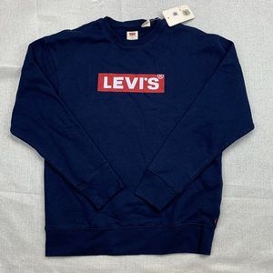 LEVI'S Men's Relaxed Graphic Sweatshirt Ronde Hals Size S